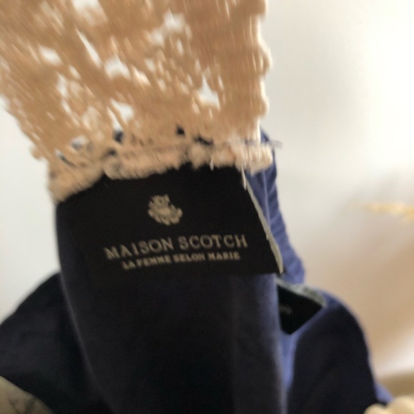 ❗️SOLD❗️Maison Scotch Silk Sailor Dress - Picture 4 of 7